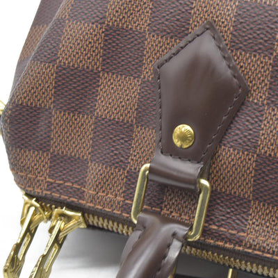 $1940 Louis Vuitton Damier Ebene Speedy Bandouliere 25