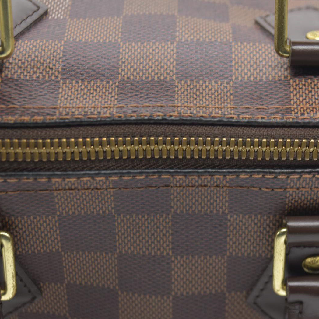 $1940 Louis Vuitton Damier Ebene Speedy Bandouliere 25