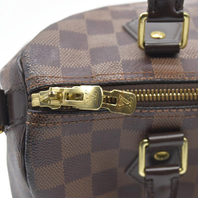 $1940 Louis Vuitton Damier Ebene Speedy Bandouliere 25