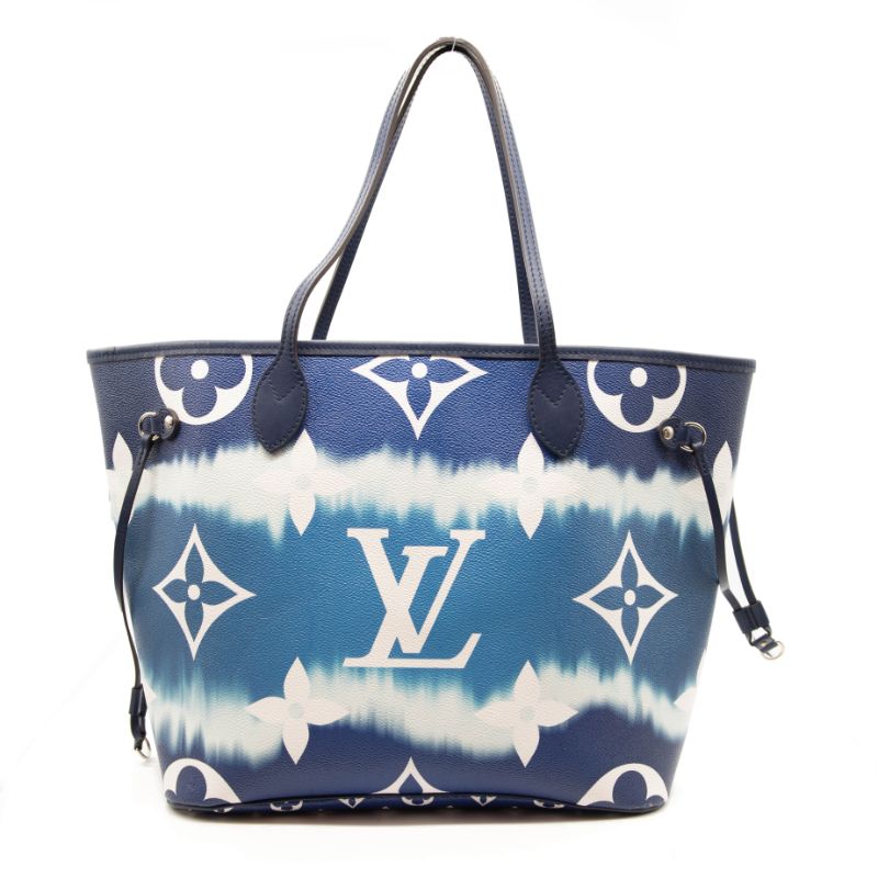 Louis Vuitton Monogram Escale Neverfull MM Blue