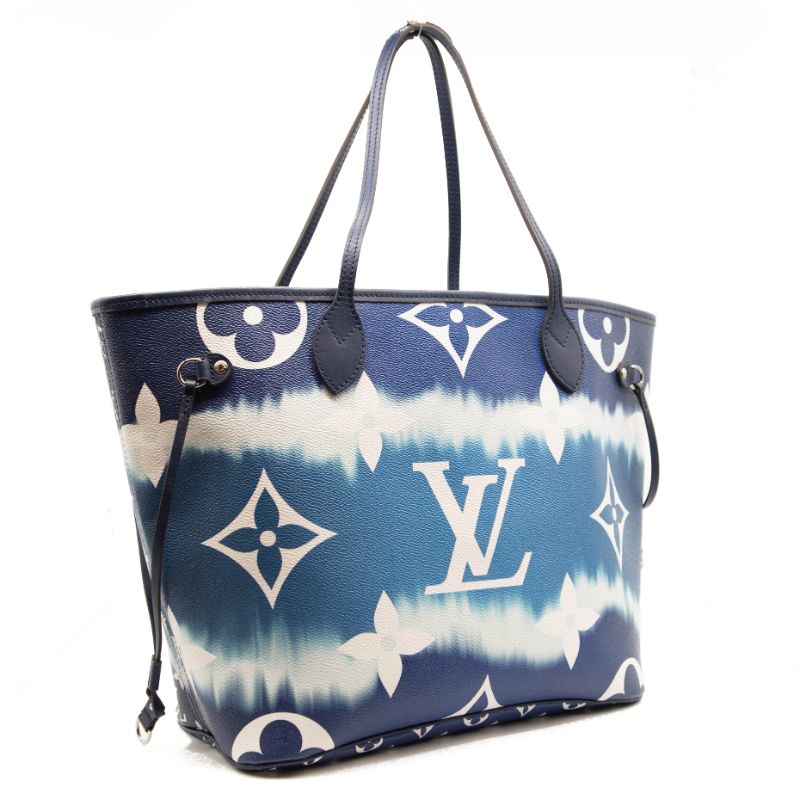 Louis Vuitton Monogram Escale Neverfull MM Blue