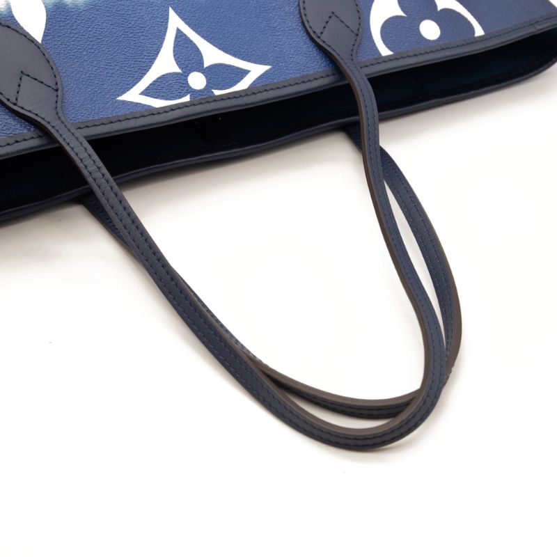 Louis Vuitton Monogram Escale Neverfull MM Blue