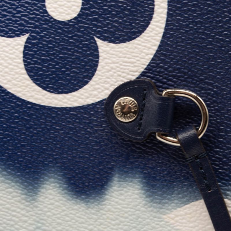 Louis Vuitton Monogram Escale Neverfull MM Blue