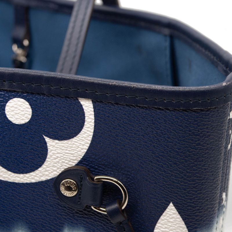 Louis Vuitton Monogram Escale Neverfull MM Blue