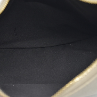 $2800 Fendi Beige Canvas Fendigraphy Small Hobo Shoulder Bag Handbag
