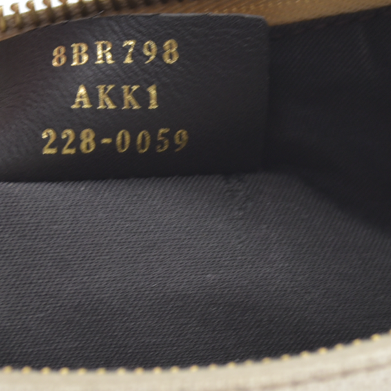 $2800 Fendi Beige Canvas Fendigraphy Small Hobo Shoulder Bag Handbag
