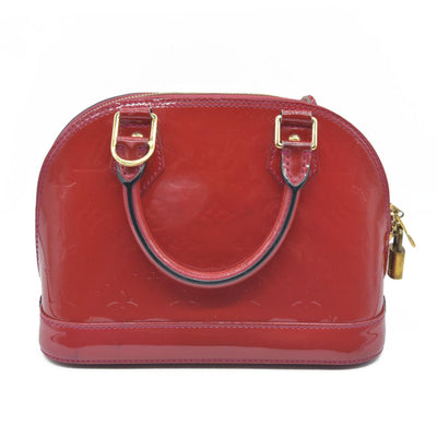 $2500 Louis Vuitton Monogram Vernis Alma BB