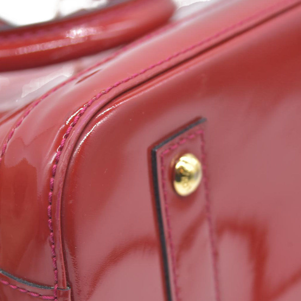 $2500 Louis Vuitton Monogram Vernis Alma BB