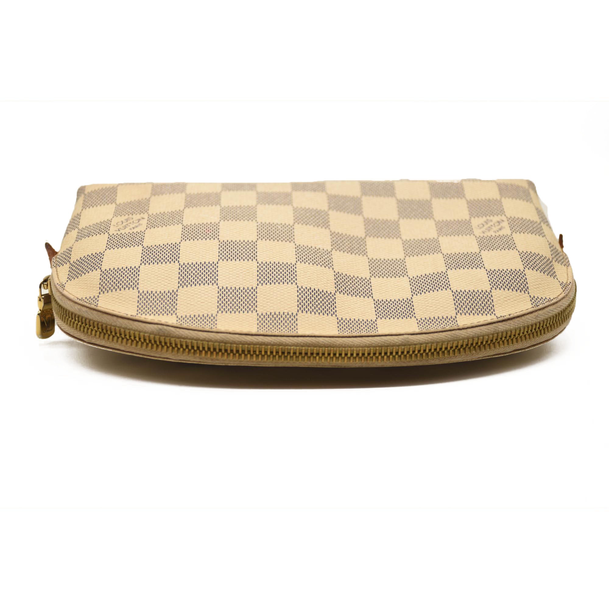 LOUIS VUITTON Damier Azur Cosmetic Pouch GM