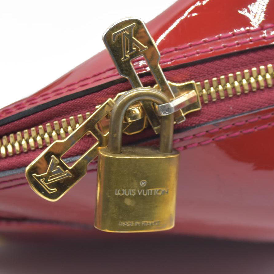 $2500 Louis Vuitton Monogram Vernis Alma BB