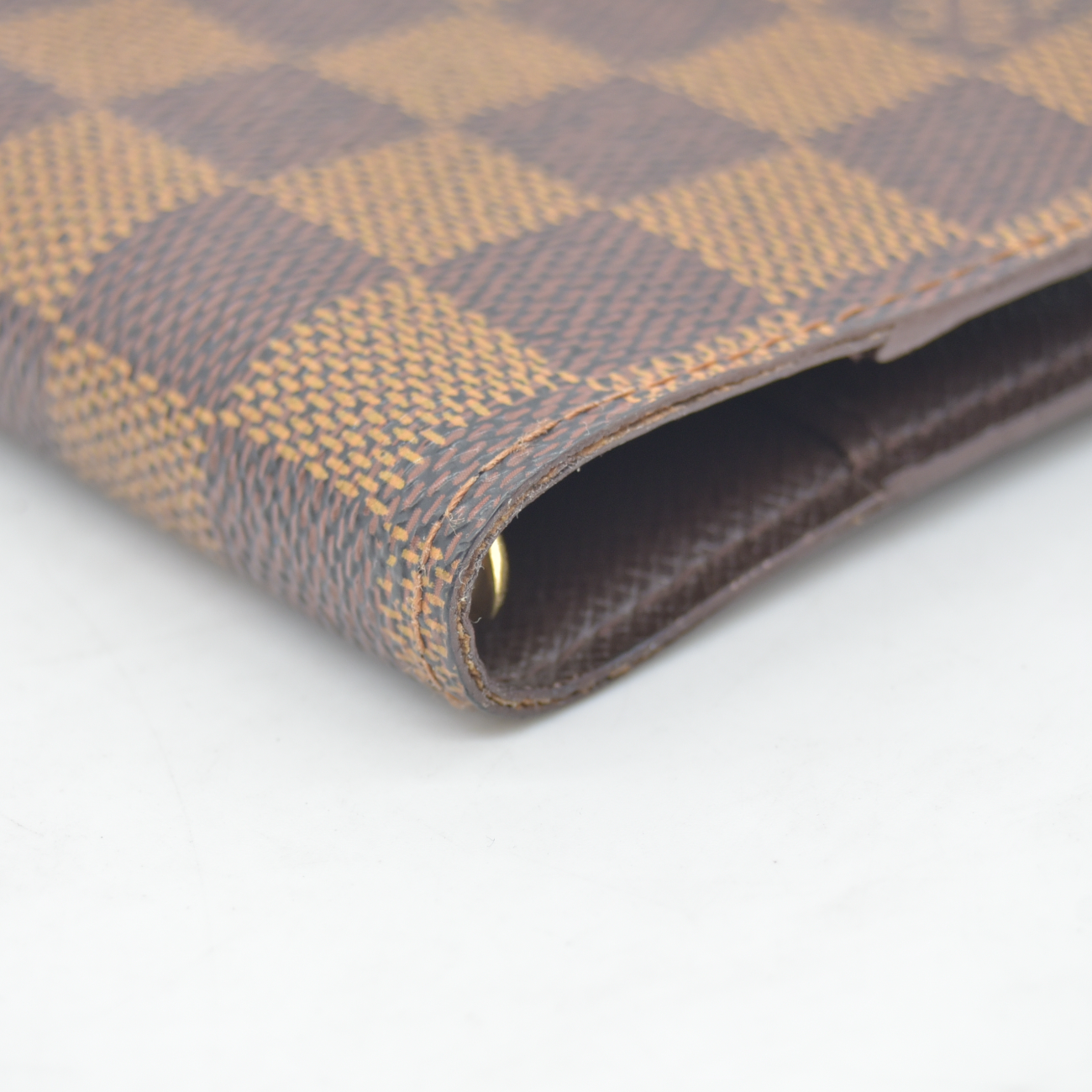 $505 1997 Louis Vuitton Damier Ebene Agenda Cover Small  CA0977