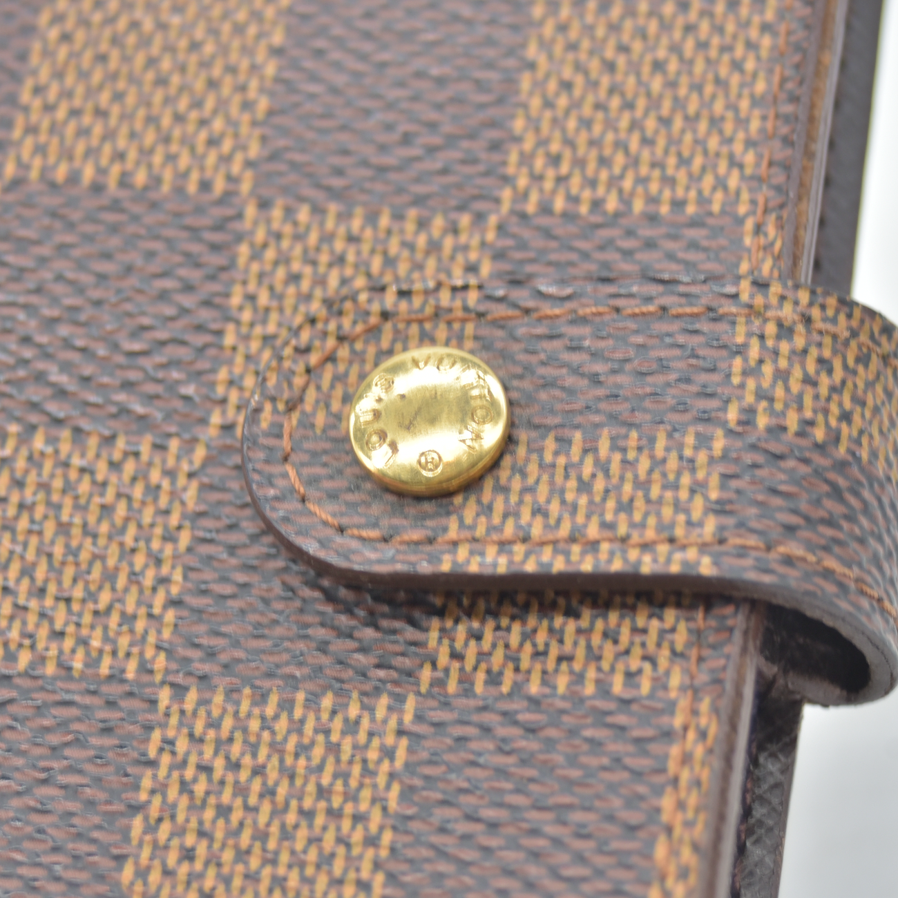 $505 1997 Louis Vuitton Damier Ebene Agenda Cover Small  CA0977