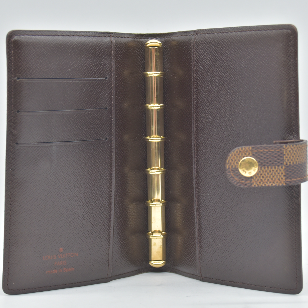 $505 1997 Louis Vuitton Damier Ebene Agenda Cover Small  CA0977