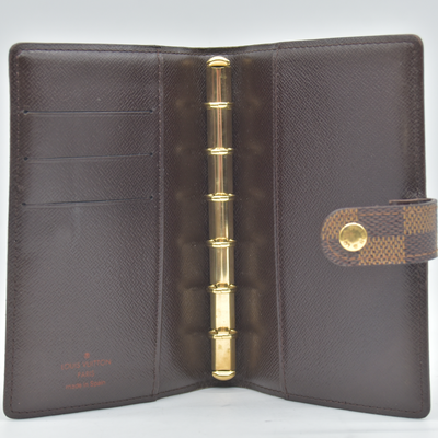 $505 1997 Louis Vuitton Damier Ebene Agenda Cover Small  CA0977