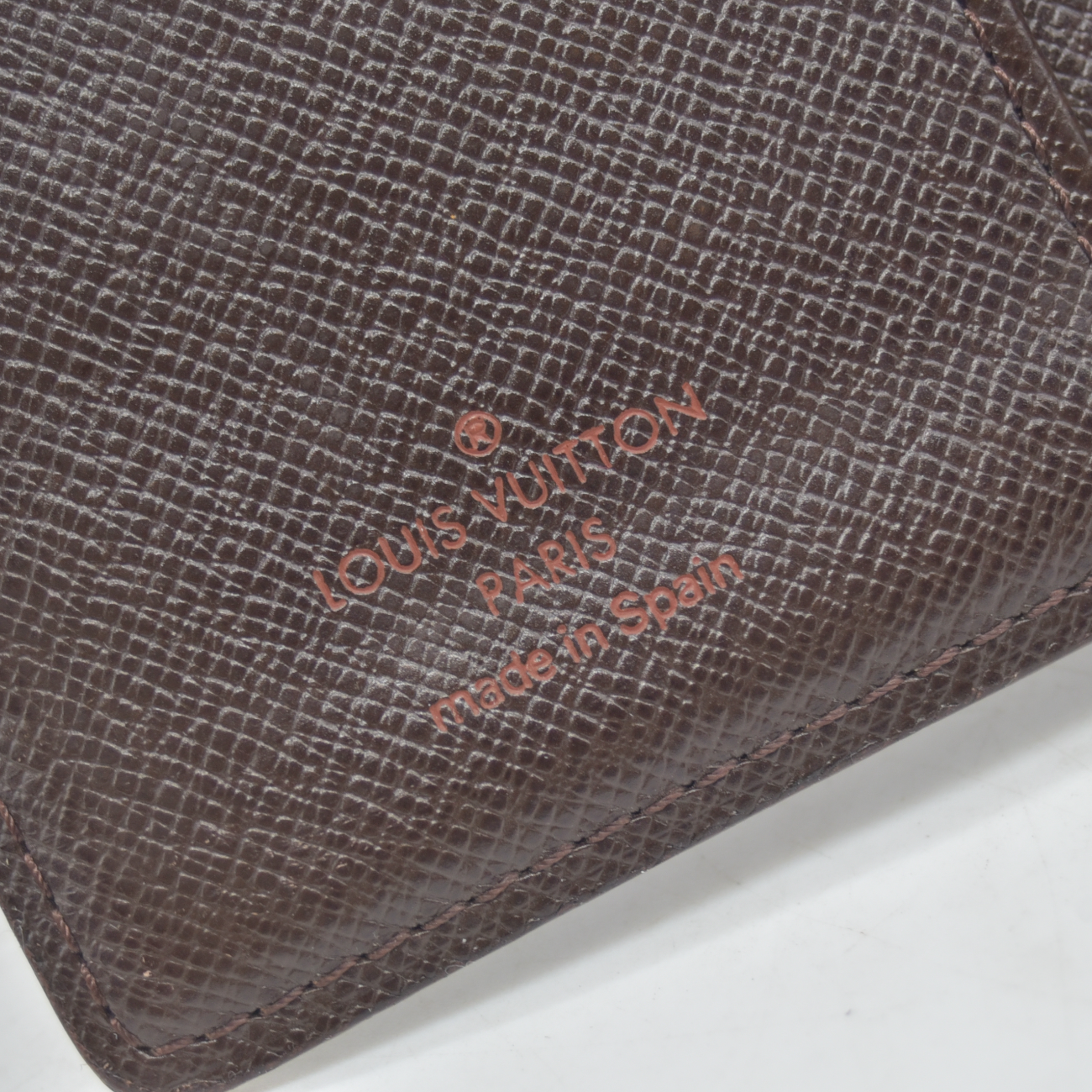 $505 1997 Louis Vuitton Damier Ebene Agenda Cover Small  CA0977