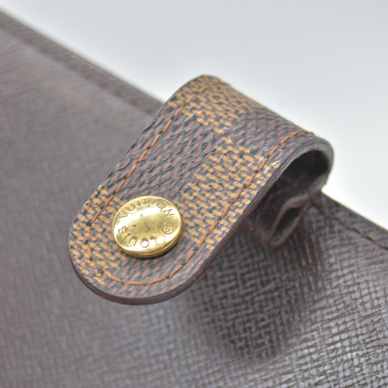 $505 1997 Louis Vuitton Damier Ebene Agenda Cover Small  CA0977