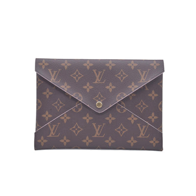 $845 Louis Vuitton Monogram Large Kirigami Pochette Insert Rose Ballerine CONSIGNMENT