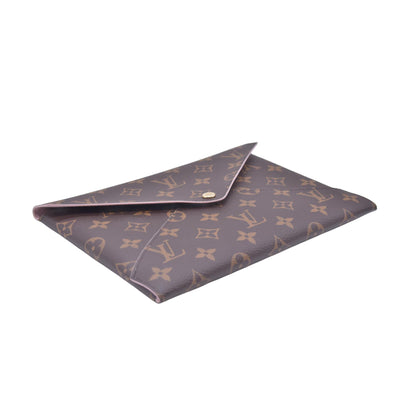 $845 Louis Vuitton Monogram Large Kirigami Pochette Insert Rose Ballerine CONSIGNMENT