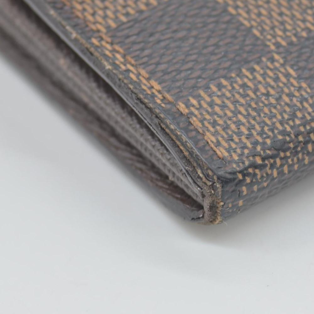 $725 Louis Vuitton Damier Ebene Sarah Wallet CONSIGNMENT CA4008