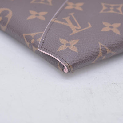 $845 Louis Vuitton Monogram Large Kirigami Pochette Insert Rose Ballerine CONSIGNMENT