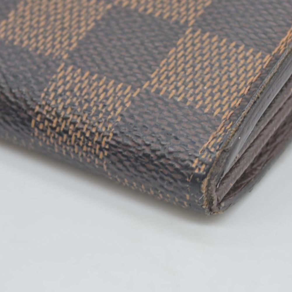 $725 Louis Vuitton Damier Ebene Sarah Wallet CONSIGNMENT CA4008