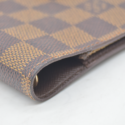 $505 1998 Louis Vuitton Damier Ebene Agenda Cover Small  CA0938