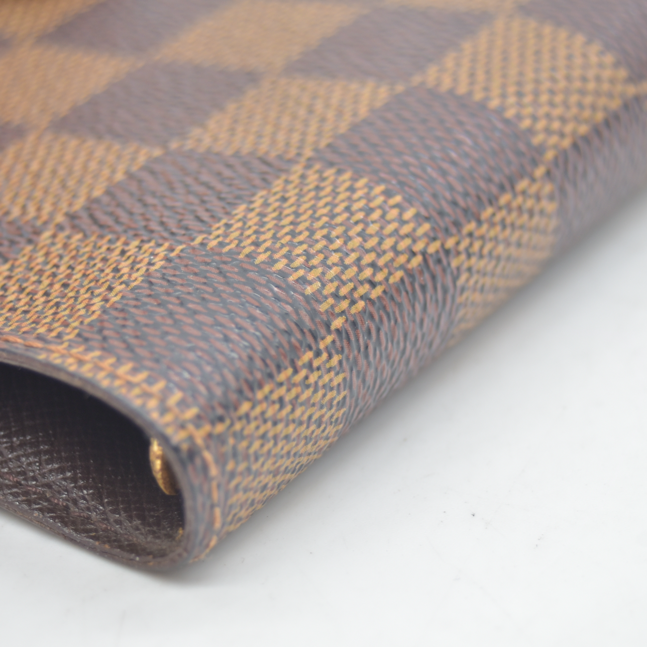 $505 1998 Louis Vuitton Damier Ebene Agenda Cover Small  CA0938