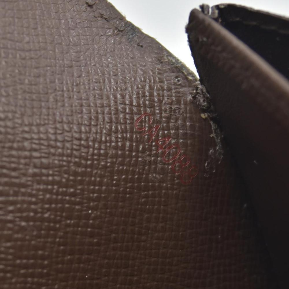 $725 Louis Vuitton Damier Ebene Sarah Wallet CONSIGNMENT CA4008