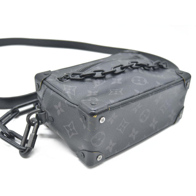 Louis Vuitton LV Shoulder Bag Soft trunk Black Monogram Eclipse MB4129