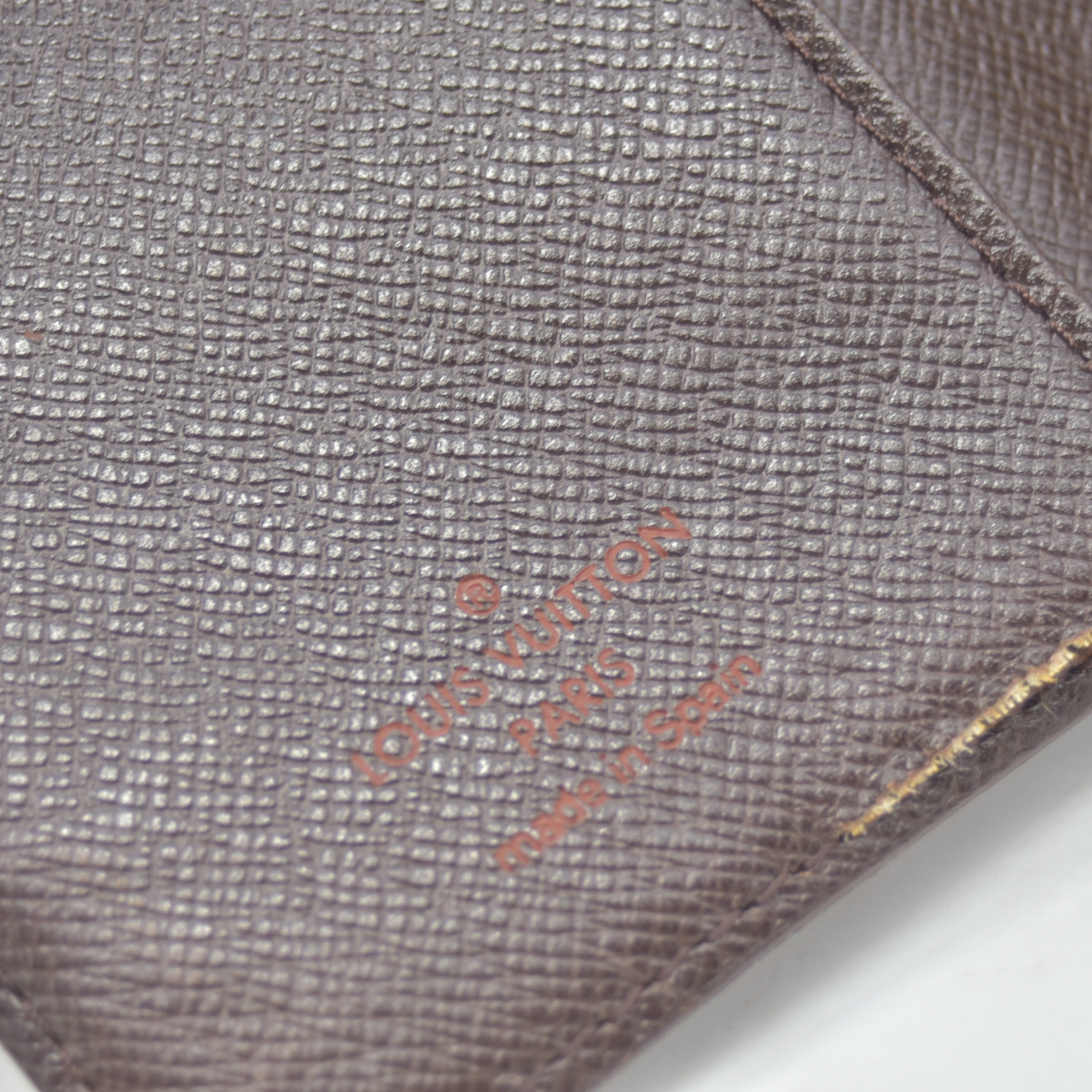 $505 1998 Louis Vuitton Damier Ebene Agenda Cover Small  CA0938