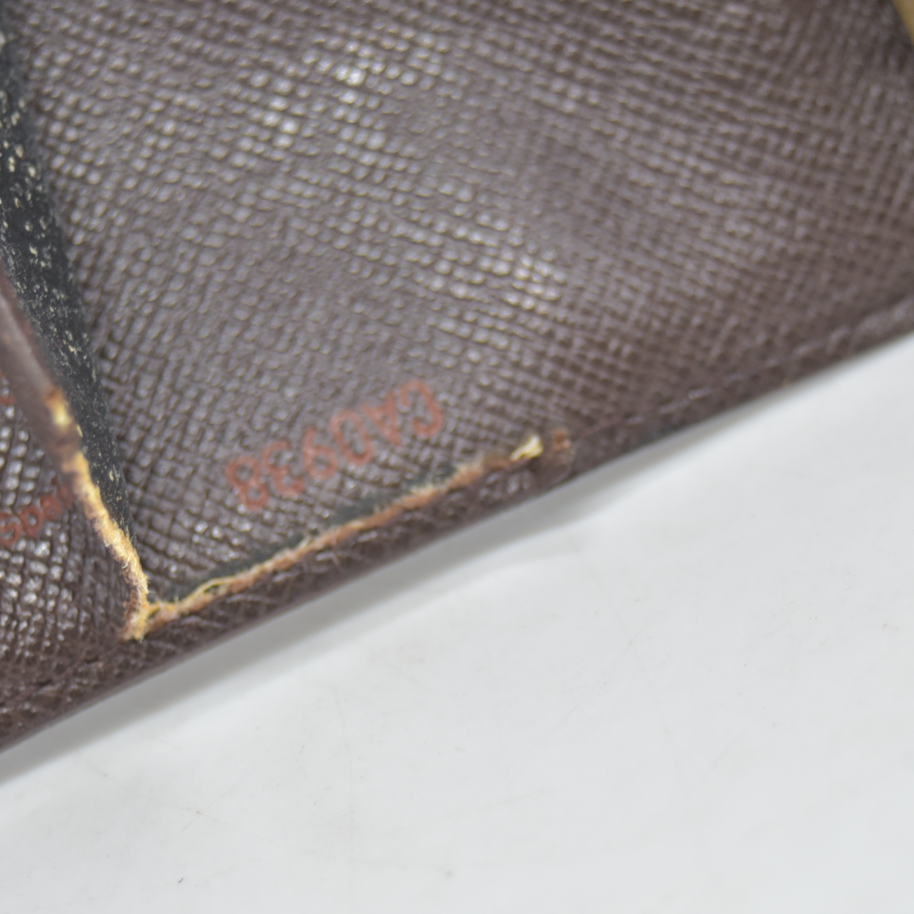 $505 1998 Louis Vuitton Damier Ebene Agenda Cover Small  CA0938