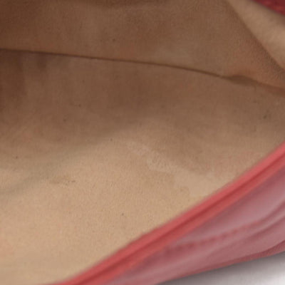 $1550 Gucci Leather Marmont Super Mini Red