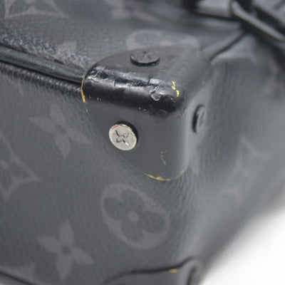 Louis Vuitton LV Shoulder Bag Soft trunk Black Monogram Eclipse MB4129
