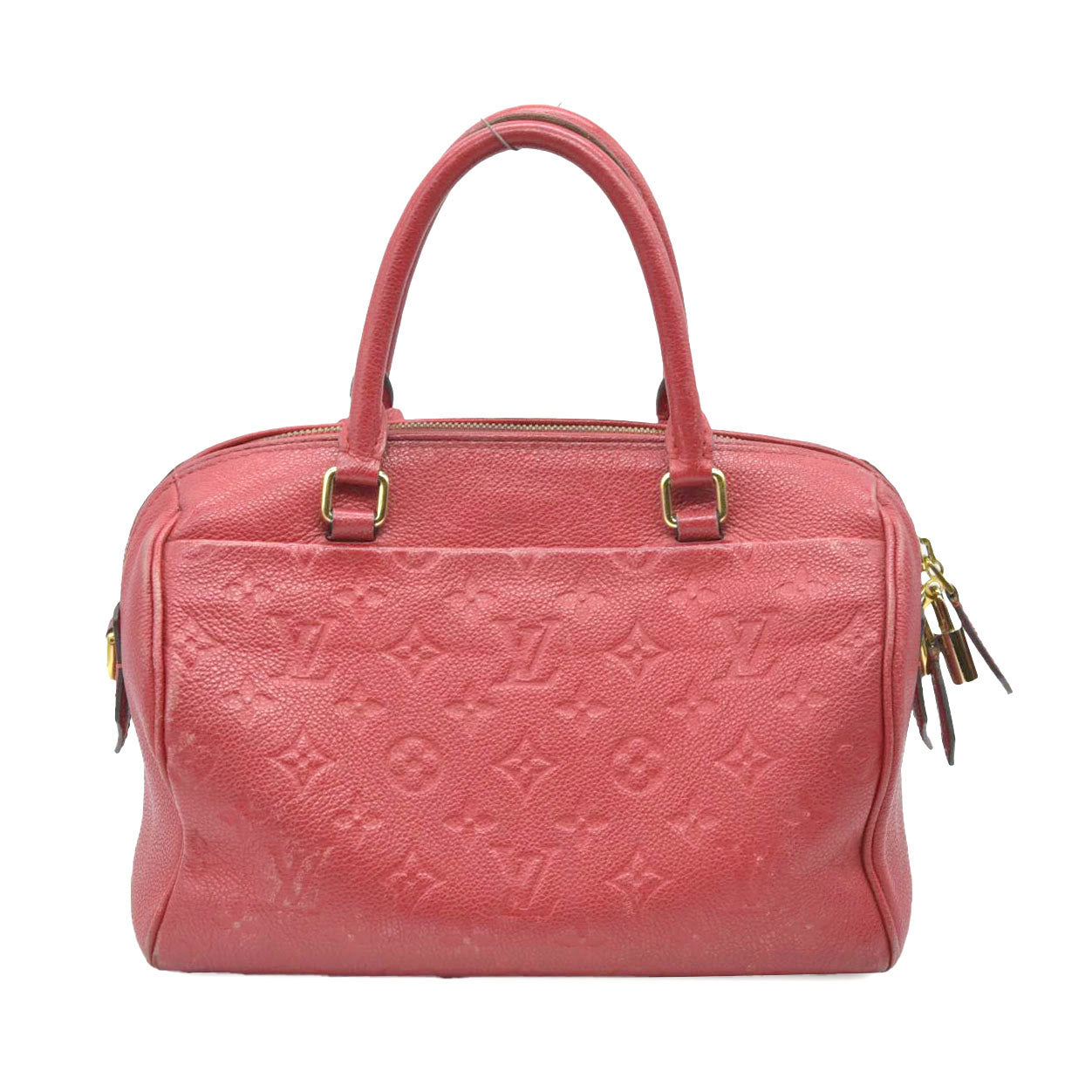Louis Vuitton  Empreinte Speedy Bandouliere 25 NM Scarlet DU1149