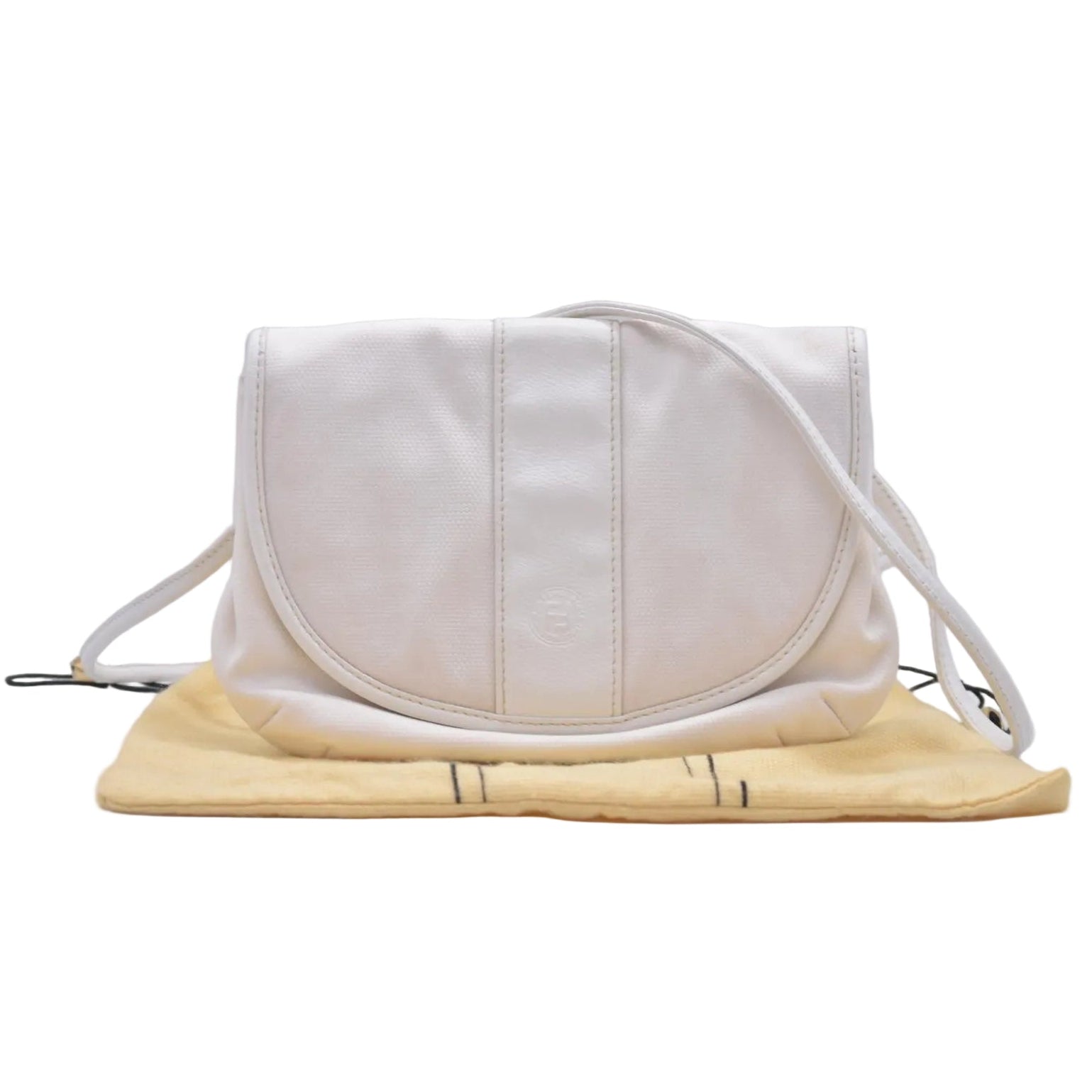 $850 Fendi White Stamp Vintage CONSIGNMENT 10020950