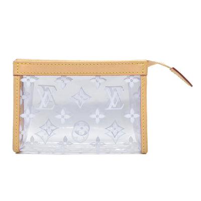 $1320 Louis Vuitton Medium Toilet Pouch 15 Translucent