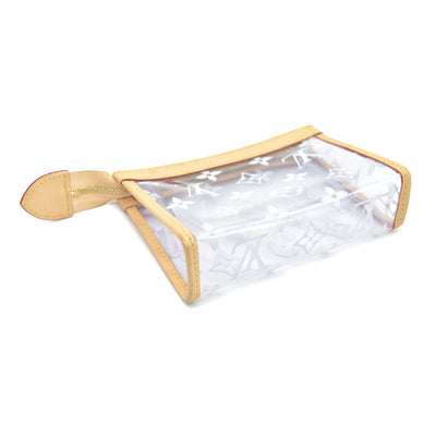 $1320 Louis Vuitton Medium Toilet Pouch 15 Translucent