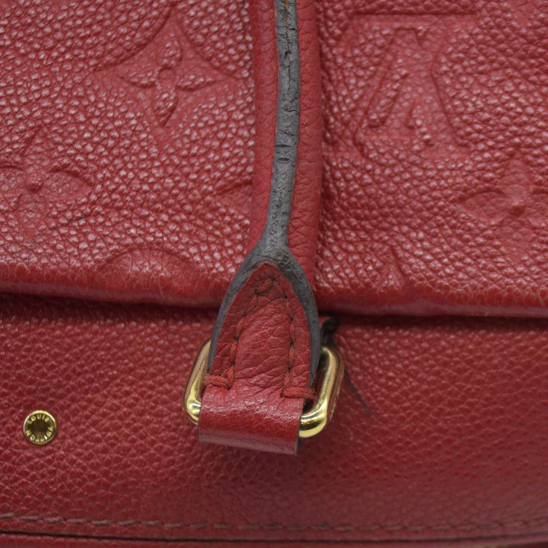 Louis Vuitton  Empreinte Speedy Bandouliere 25 NM Scarlet DU1149