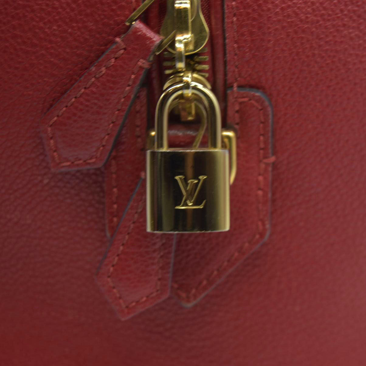 Louis Vuitton  Empreinte Speedy Bandouliere 25 NM Scarlet DU1149