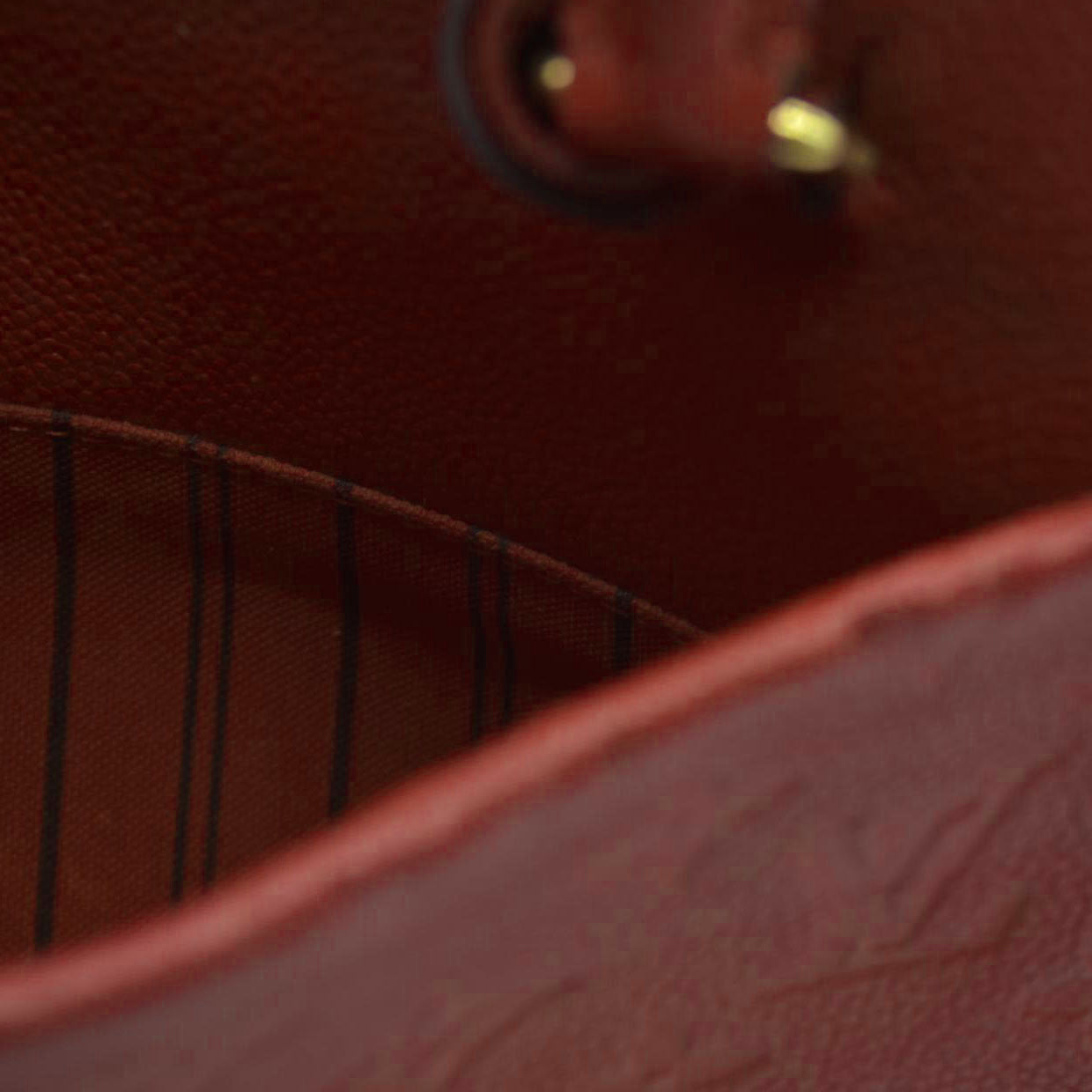 Louis Vuitton  Empreinte Speedy Bandouliere 25 NM Scarlet DU1149