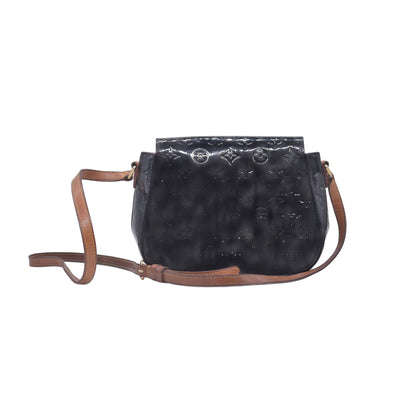 $1640 2011 Louis Vuitton  Vernis Bellflower GM Black CONSIGNMENT FL4151 10020925