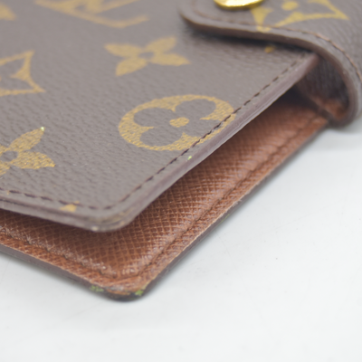$505 1997 Louis Vuitton Monogram Agenda Cover Small CA1907