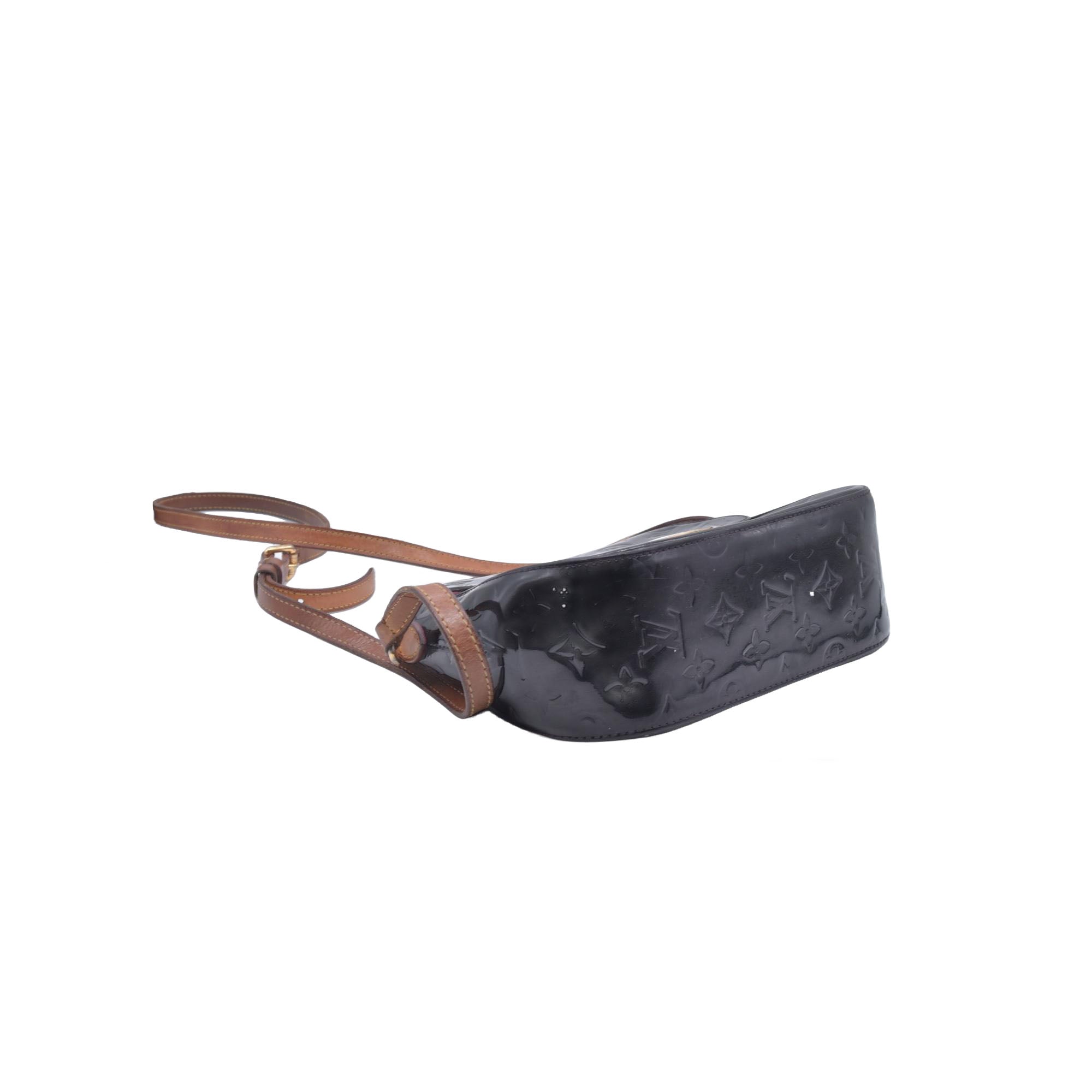 $1460 2011 Louis Vuitton  Vernis Bellflower GM Black CONSIGNMENT FL4151