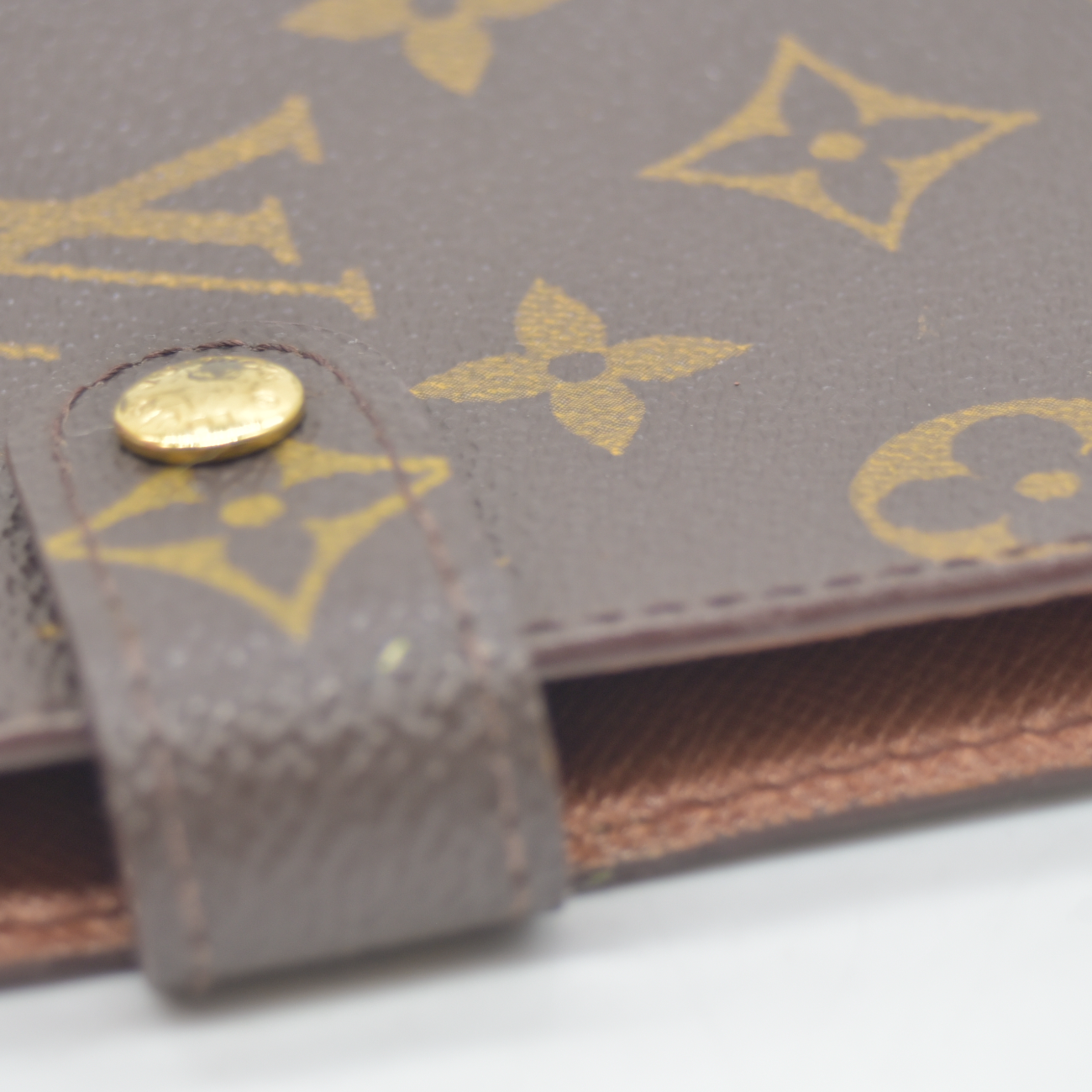 $505 1997 Louis Vuitton Monogram Agenda Cover Small CA1907