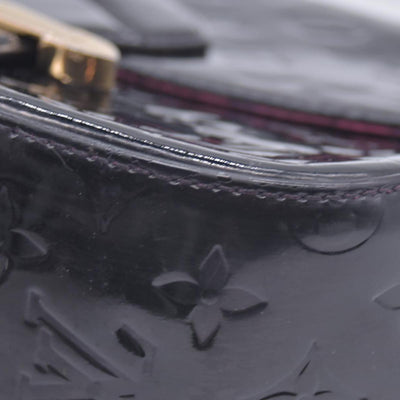 $1460 2011 Louis Vuitton  Vernis Bellflower GM Black CONSIGNMENT FL4151