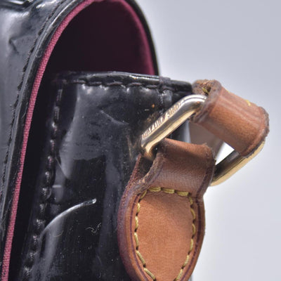 $1460 2011 Louis Vuitton  Vernis Bellflower GM Black CONSIGNMENT FL4151