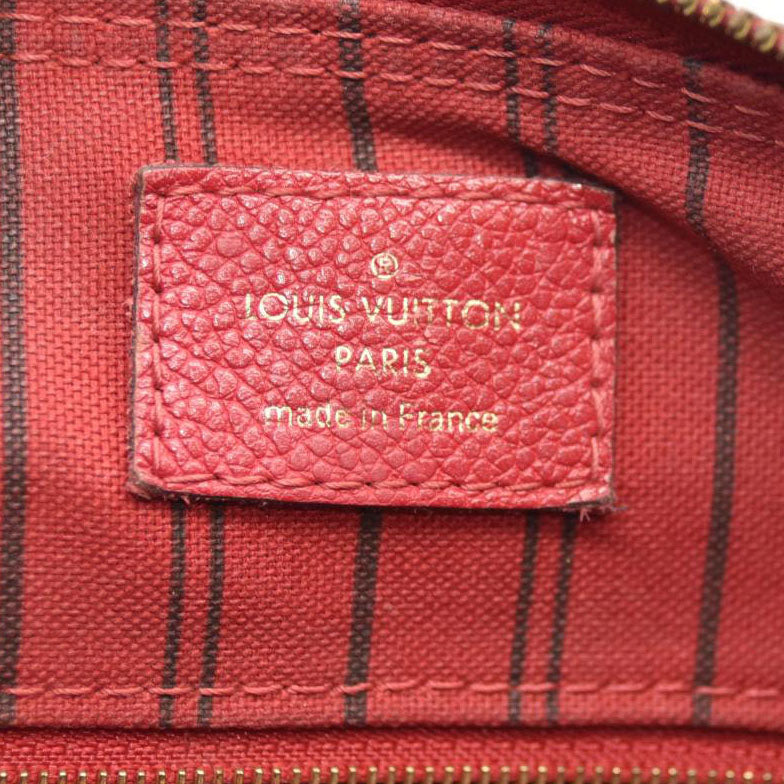 Louis Vuitton  Empreinte Speedy Bandouliere 25 NM Scarlet DU1149