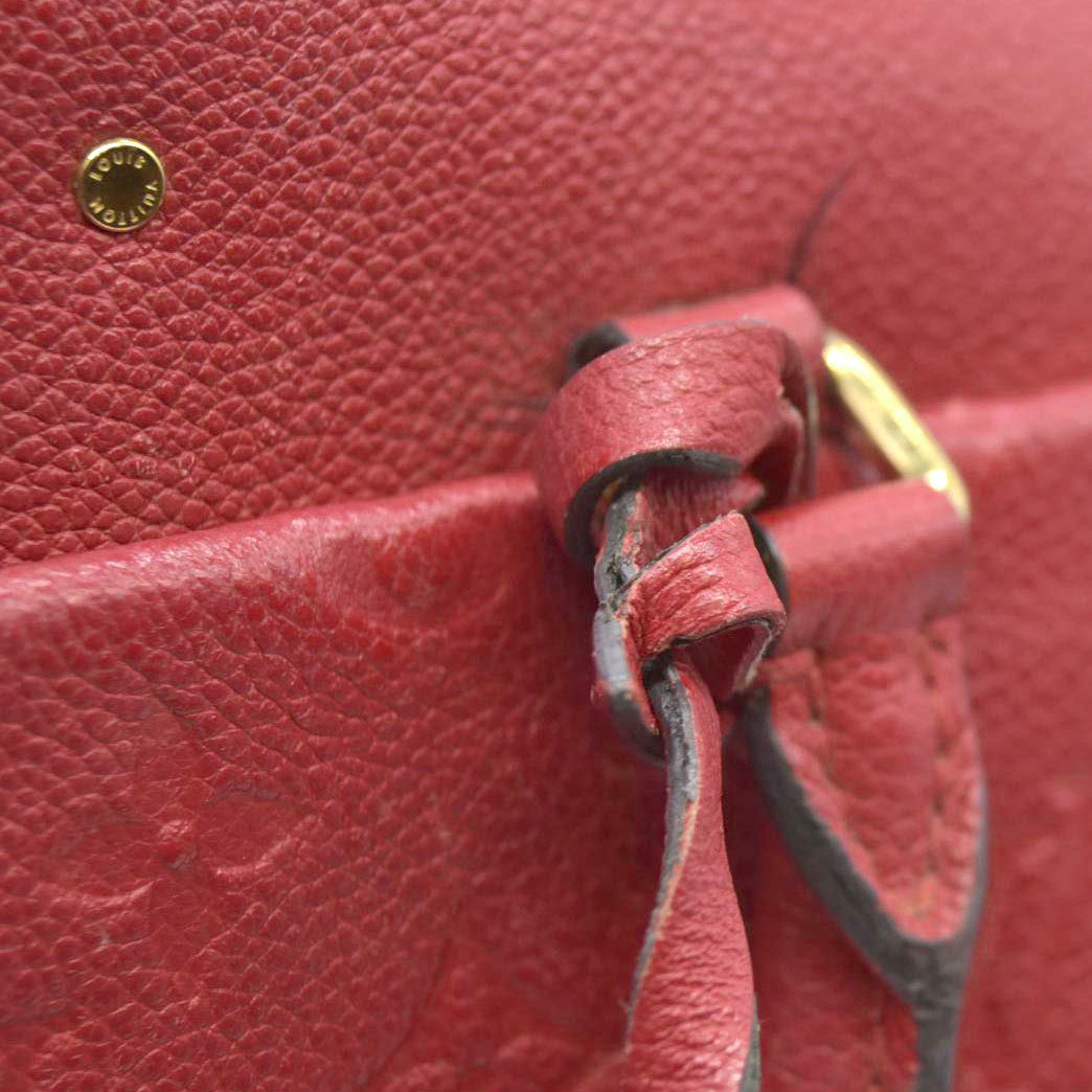 Louis Vuitton  Empreinte Speedy Bandouliere 25 NM Scarlet DU1149