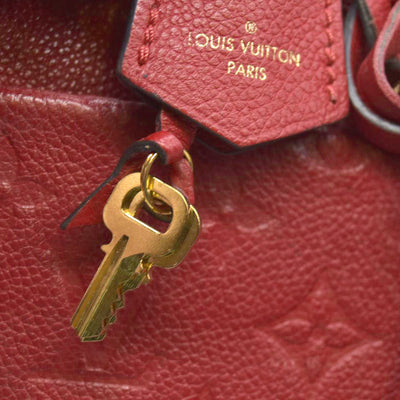 Louis Vuitton  Empreinte Speedy Bandouliere 25 NM Scarlet DU1149