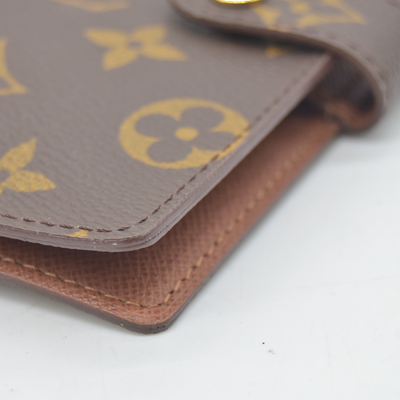 $505 1999 Louis Vuitton Monogram Agenda Cover Small  CA1919
